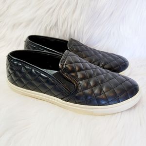 Steve Madden Quilted Black Fashion Sneakers